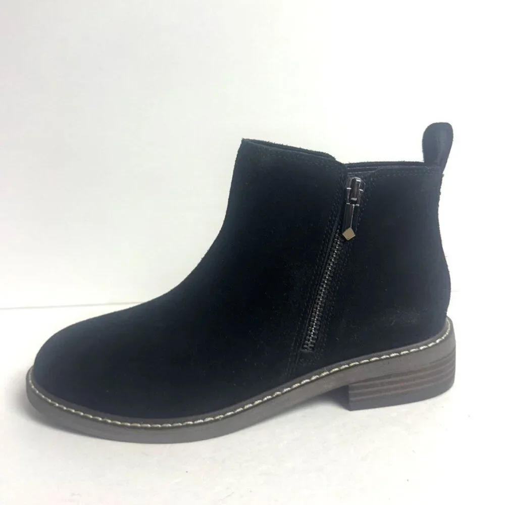 Crown Vintage Womens Gorgie Bootie Black Size 6.5 M